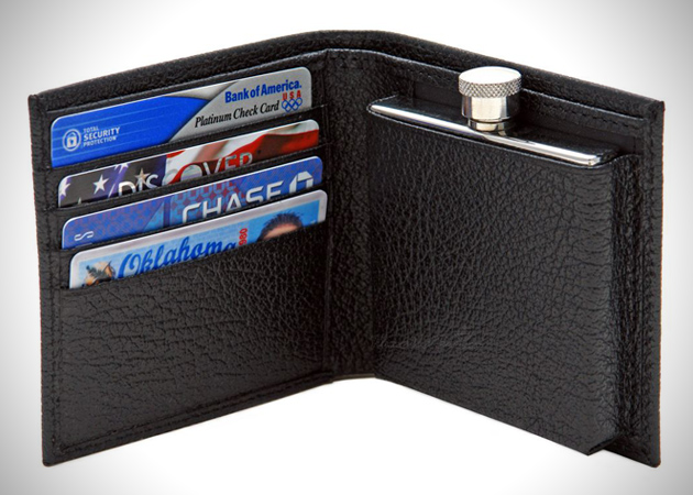 Leather-Wallet-Flask