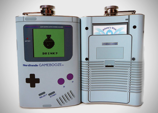Nintendo-Gamebooze-Flask